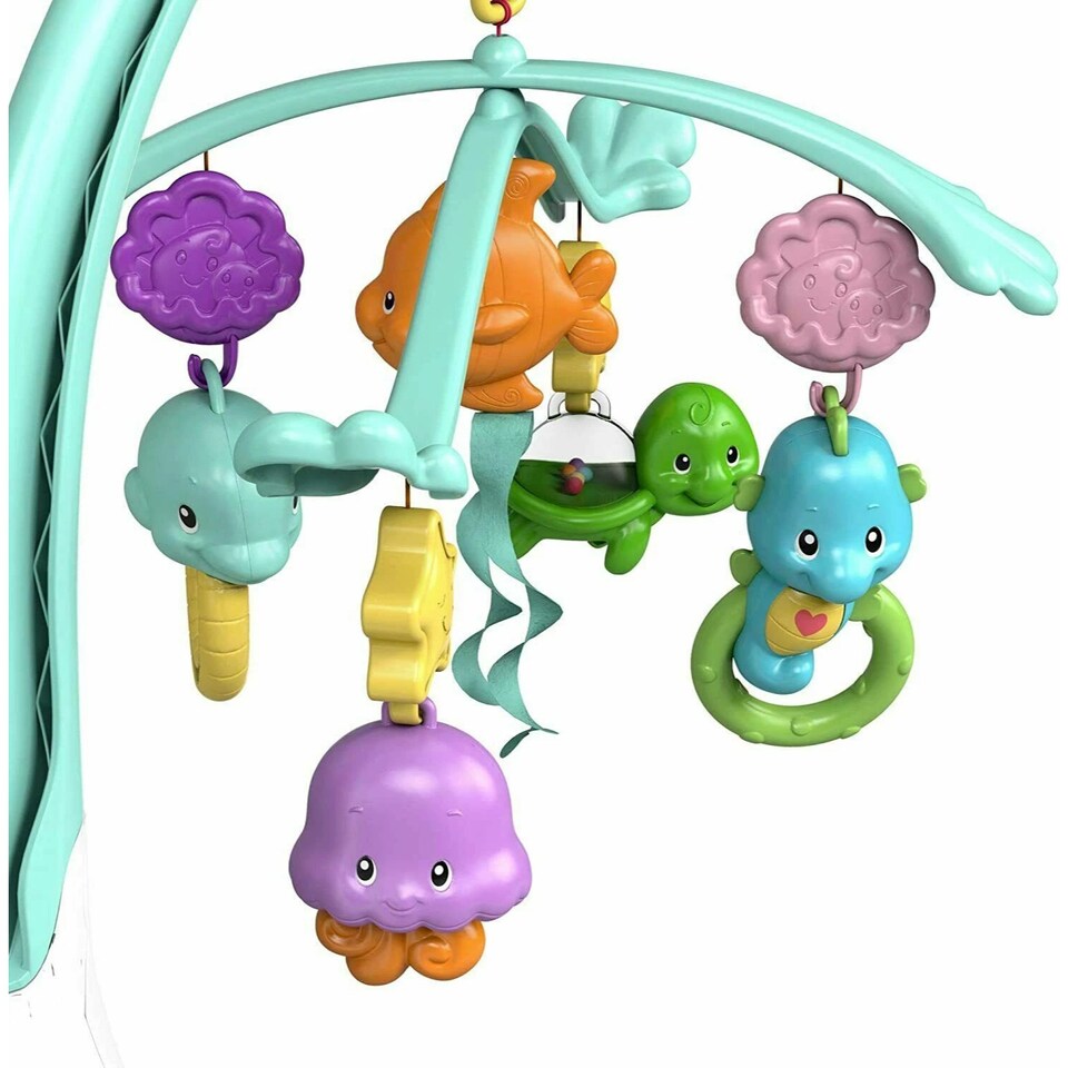 image 1 of Fisher Price Soothe And Play Seahorse Cot Mobile