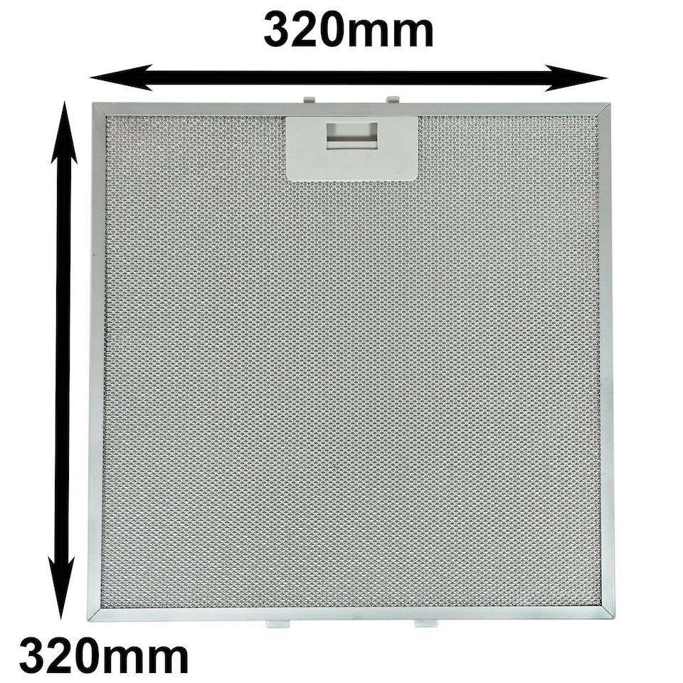 image 1 of SPARES2GO Cooker Hood Grease Filter Metal Mesh compatible with AEG Electrolux Zanussi Extractor Vent 320mm x 32cm