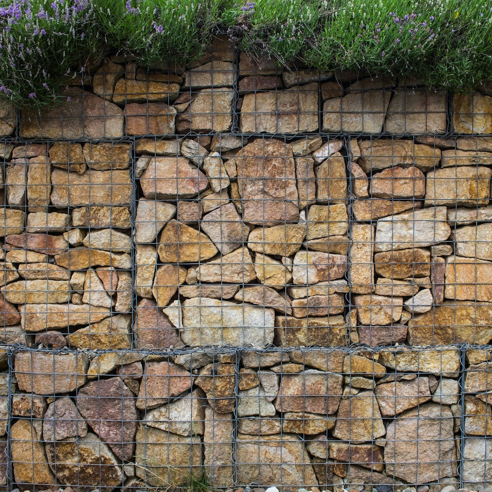 image 1 of Gabion Baskets 100 x 30 x 30cm / 3 Pack