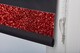 image 5 of FURNISHED Blackout Roller Blind with Red Glitter Trim and Black Bow Trimmable Window Shade | Black | Black 1 | (W) 205cm x (L) 210cm