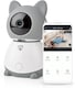 image 1 of NEDIS Smart Wifi Baby Monitor, Indoor Camera Full HD, Night Vision, PTZ, Motion & Sound Detection, 2-Way Audio, Humidity & Temperature Sensor, App Control -White/Grey