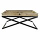 image 6 of Centre Table DKD Home Decor Black Natural Wood Metal 120 x 120 x 55 cm N/A