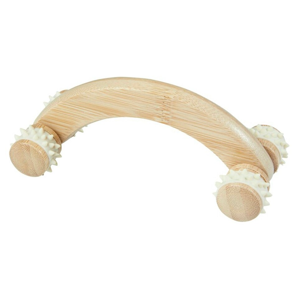image 1 of Bullet Volu Bamboo Handheld Body Massager - Natural - One Size