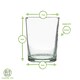 image 3 of Nicola Spring Meknes Recycled Glass Tumblers - 215ml - Clear - Pack of 6 | Clear | Clear | 6