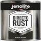 image 1 of Jenolite Directorust All-in-One Multi-Surface Paint - Black Gloss - 1L