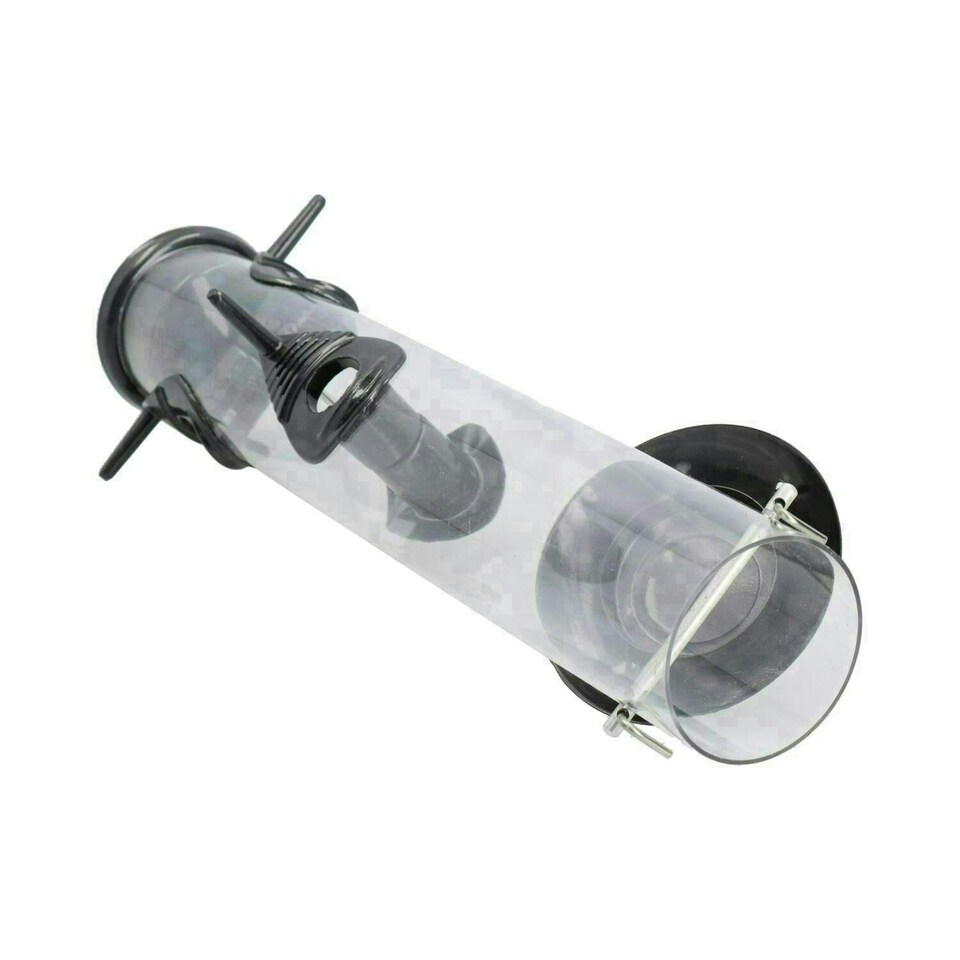 image 1 of Large Deluxe Bird Feeder Seed Holder Hanging Feeding Station Wild Birds