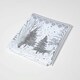 image 5 of Homescapes Silver Forest Christmas Table Cloth - 132 x 274 cm Silver