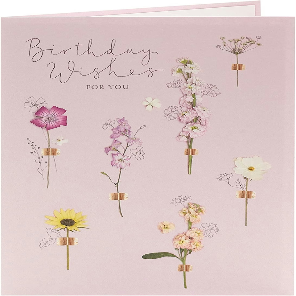image 1 of Cute Floral Design Into The Meadow Birthday Design