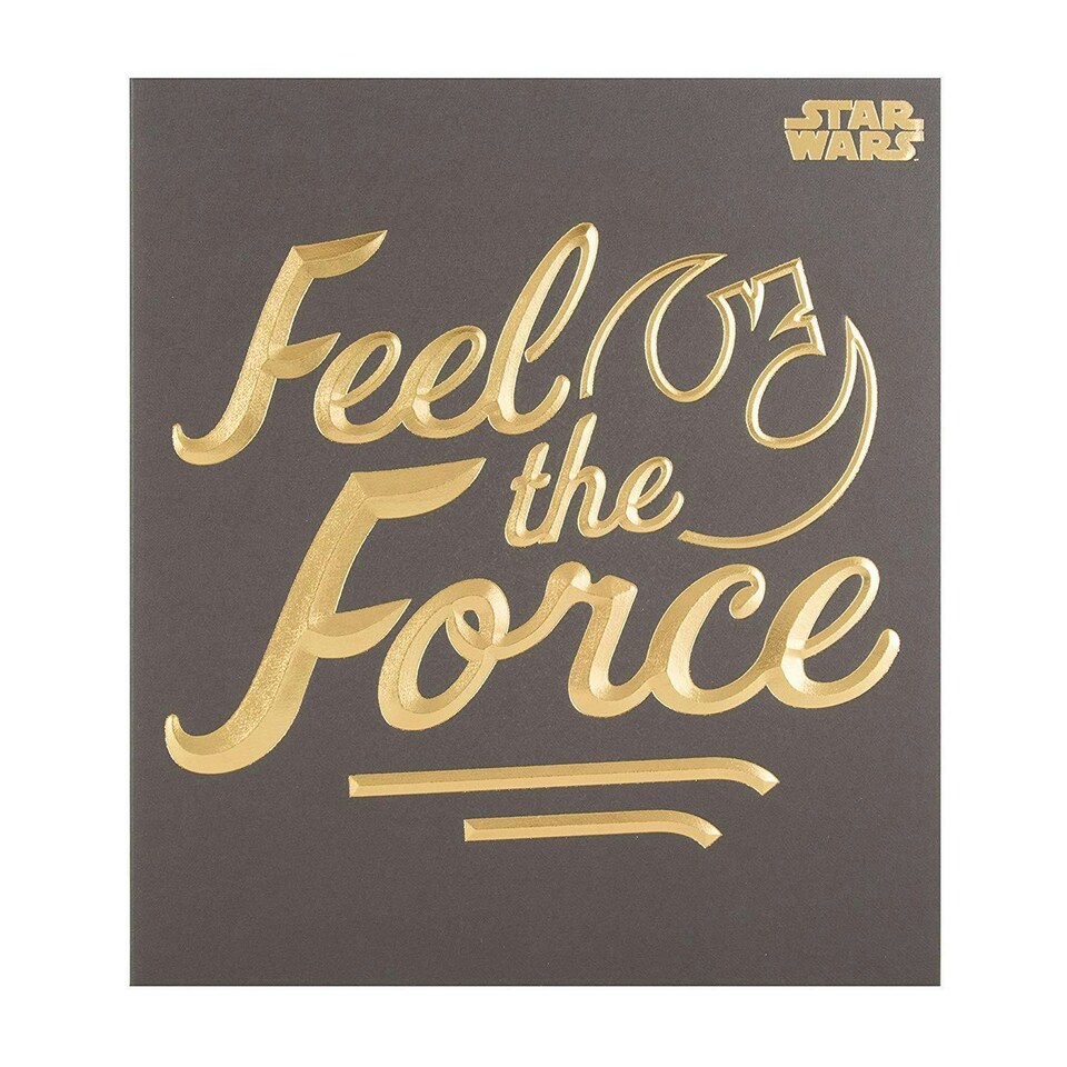image 1 of Hallmark Star Wars Card "Feel The Force" - Medium
