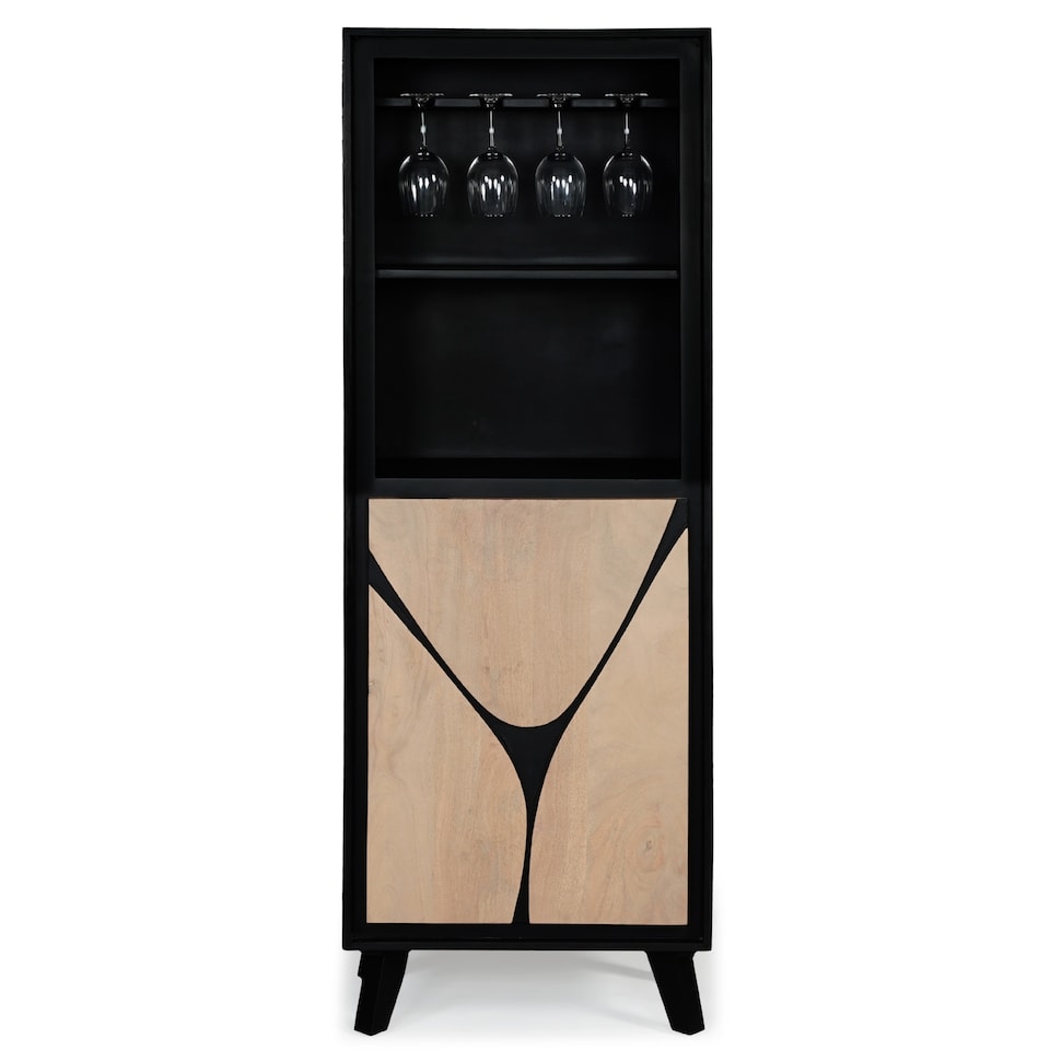 image 1 of Dusk Mango Wood Drinks Cabinet/Bookcase