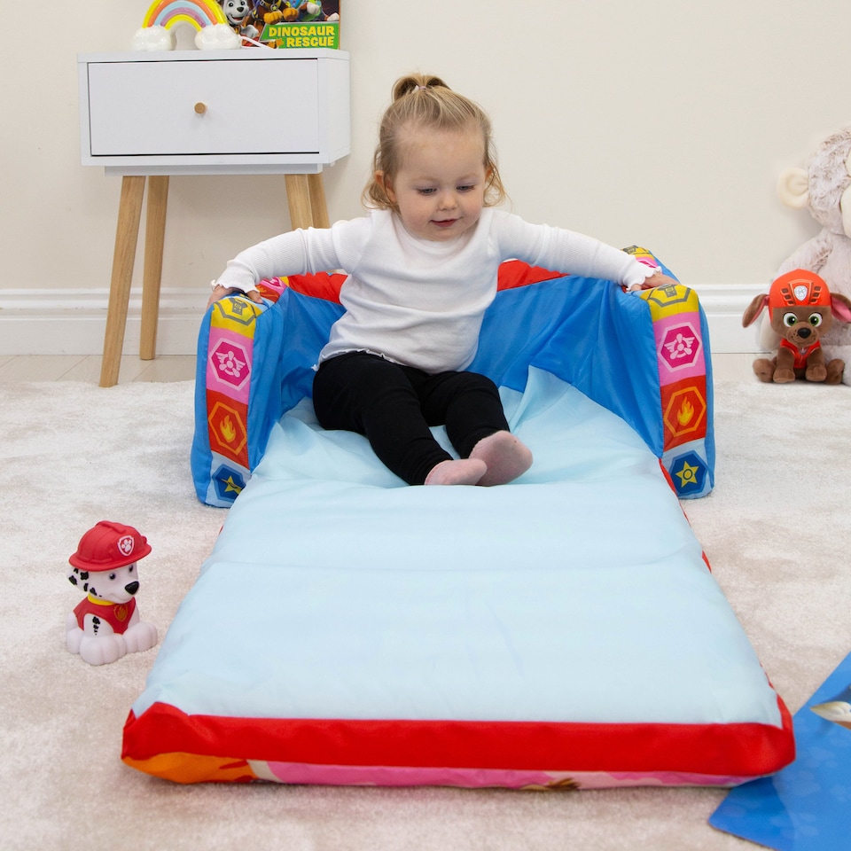 image 1 of Paw Patrol Badges Flip Out Sofa