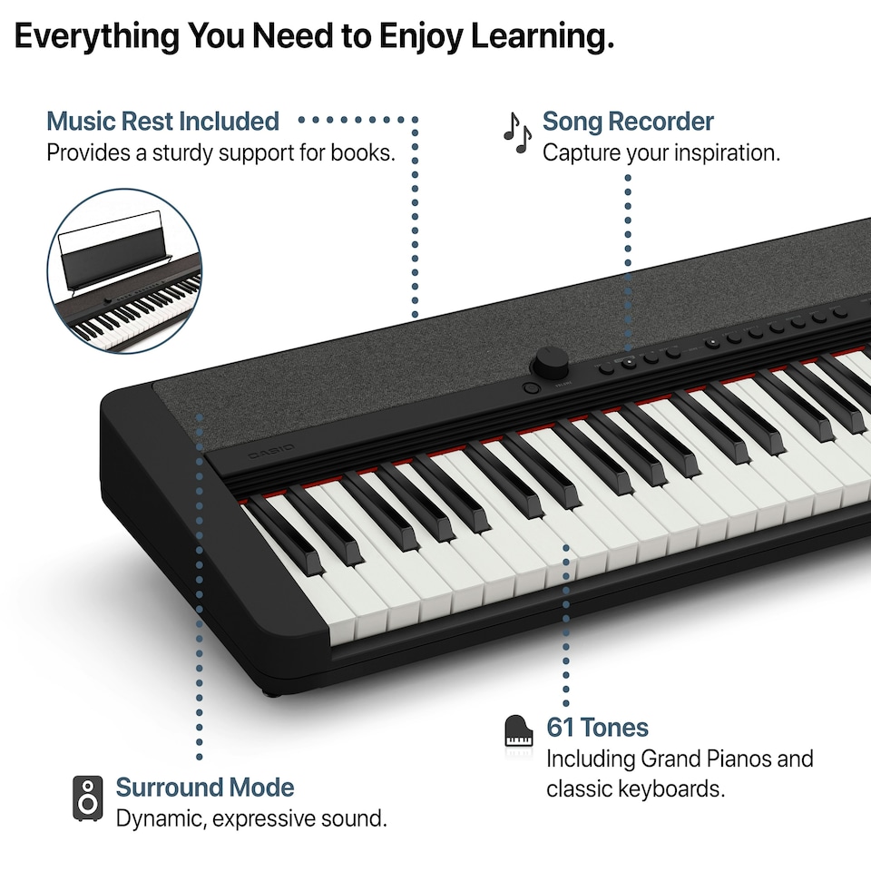 image 1 of Casio CT-S1 Black