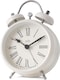 image 4 of Acctim Shefford Faux Bell Analogue Alarm Clock | Cream | Buttermilk