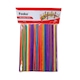 image 1 of Pack of 100 Assorted Colour Wooden Craft Sticks 5.0 x 150mm