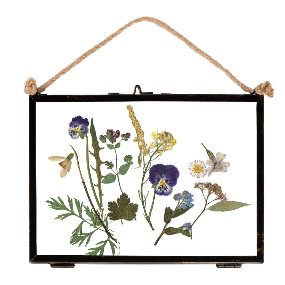 image 1 of Nicola Spring Hanging Metal Photo Frame - 7" x 5" - Black