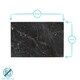 image 3 of Argon Tableware Rectangle Marble Placemats - 30cm x 20cm - White - Pack of 6 | White | White