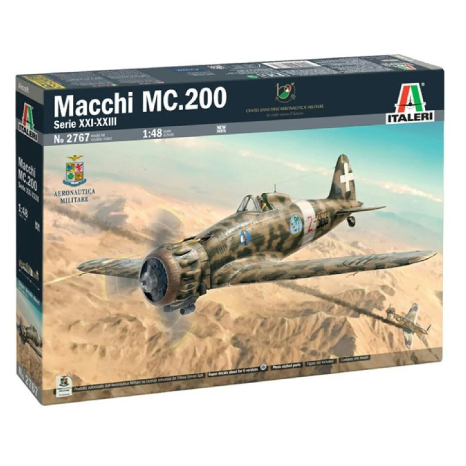 image 1 of Italeri Macchi Mc.200 'Saetta' Serie Xxi-Xxiii