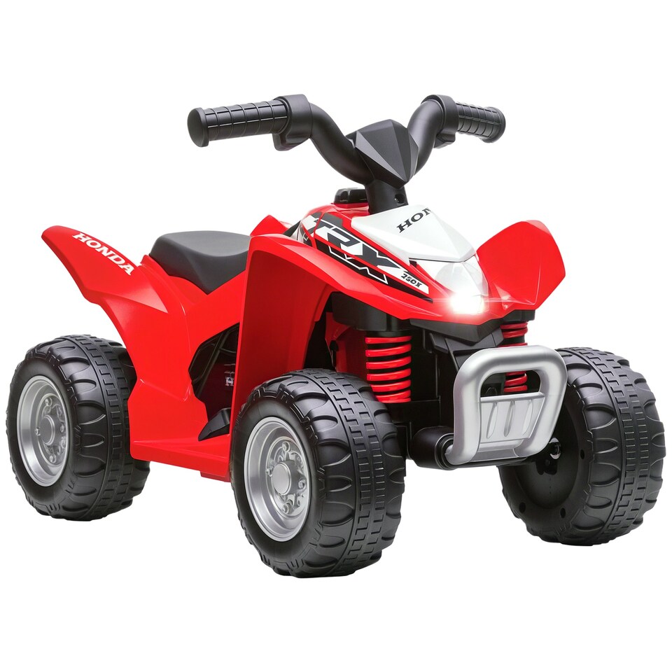 image 1 of AIYAPLAY Honda Licensed Kids Electric Quad Bike 6V ATV for 1.5-3 Years, Red