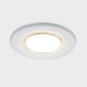 image 1 of ValueLights Pack of 6 - Fire Rated White GU10 Recessed Ceiling Downlight/Spotlights - Complete with 5w LED Bulbs 6500K Cool White