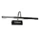image 2 of ValueLights Capri Black Indoor Wall Picture Light and Bulb Black