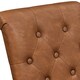 image 4 of Yaheetech Set of 2 Classic Armless Dining Room Chairs Brown | Retro Brown