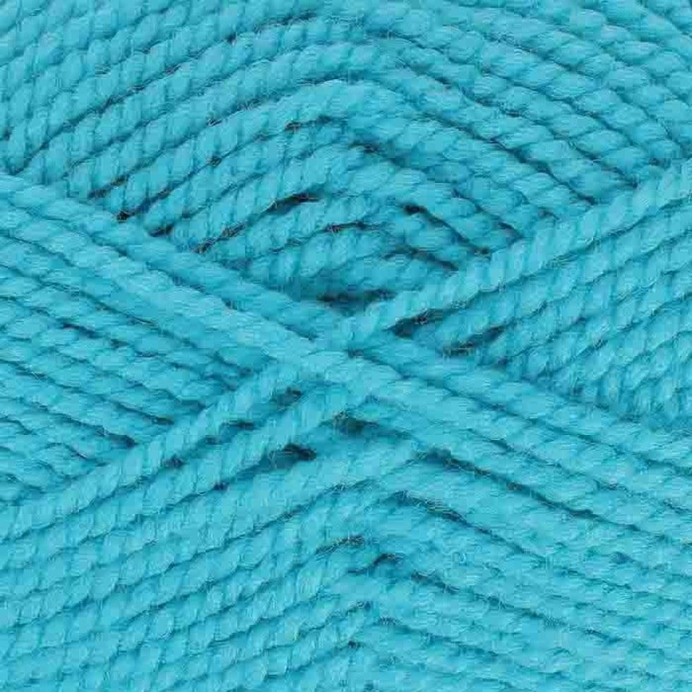 King Cole Turquoise Big Value Chunky Yarn (Value Pack 12 x 100g Balls) For Crochet, Knitting - 152m per ball