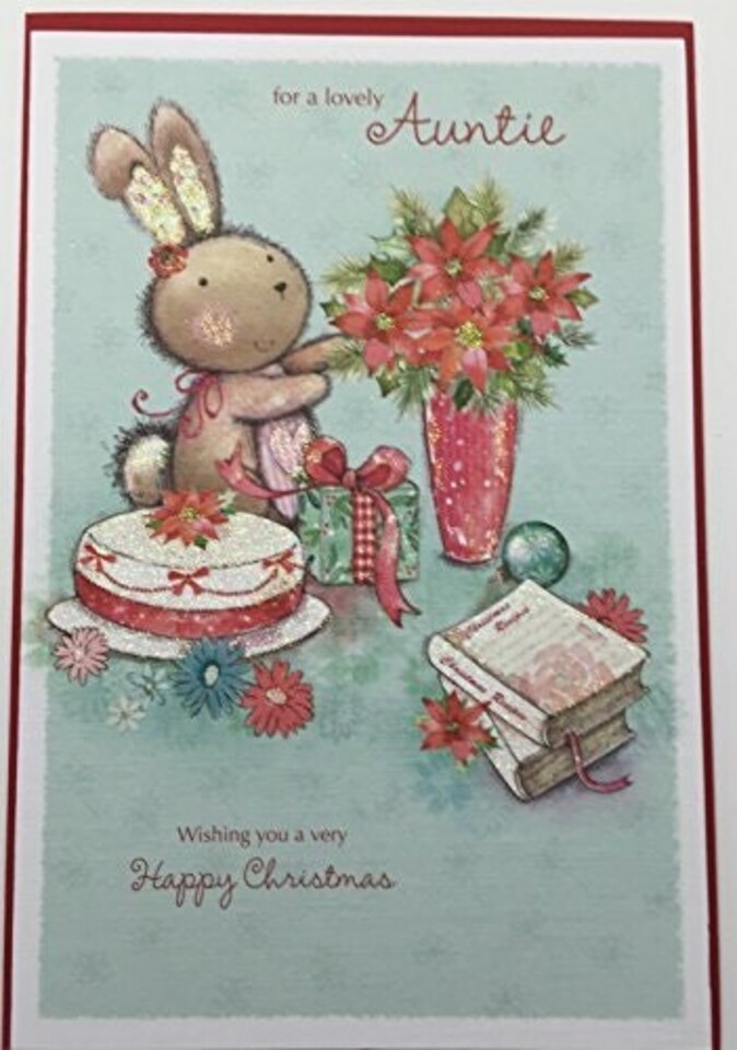 image 1 of Cute Auntie Christmas Card By Carte Blanche