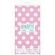 image 2 of Lovely Pink Dots Rectangular Plastic Table Cover, 54"x108"