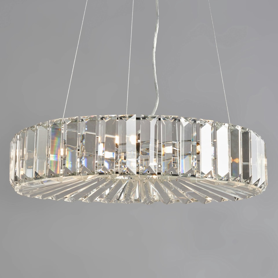 image 1 of BHS Renee 5 Light Pendant, Silver