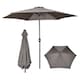 image 7 of Samuel Alexander 2.7m Havana Garden Patio Parasol with Crank Handle in Grey | Grey | Grey