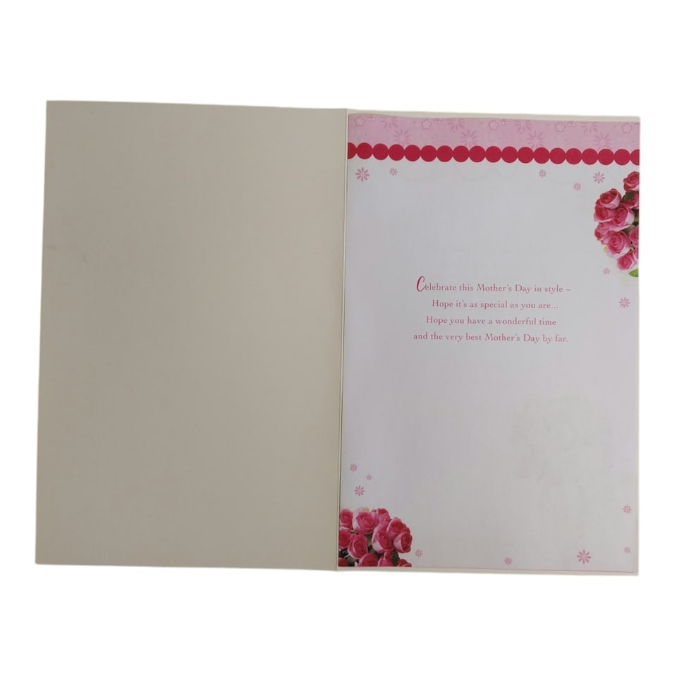 image 1 of To Mum Flower Pot and Cushion Design Pink Mother's Day Boxed Card