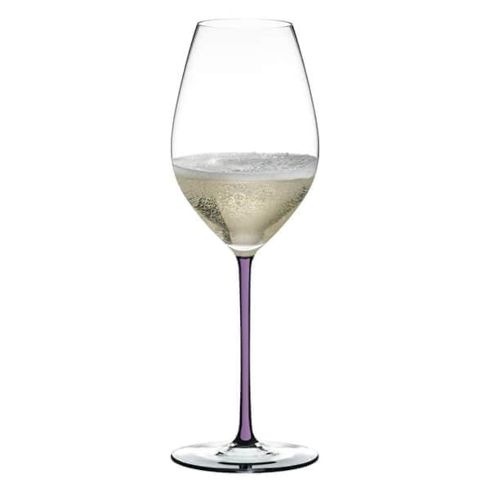 image 1 of Riedel Hand Made Fatto a Mano Champagne Wine Glass Violet