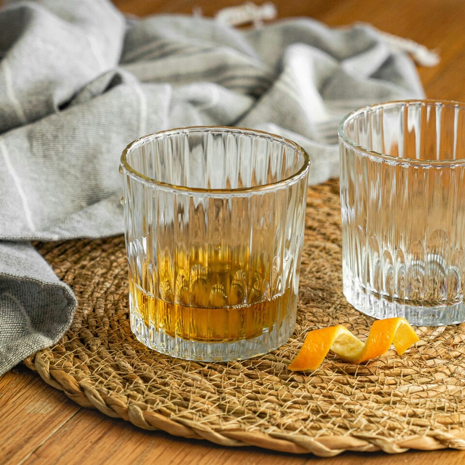 image 1 of Duralex Manhattan Vintage Whisky Glasses - 310ml - Pack of 6 Clear