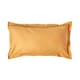 image 1 of Homescapes Mustard Yellow Egyptian Cotton Oxford Pillowcase 200 TC - King Size | Yellow | King