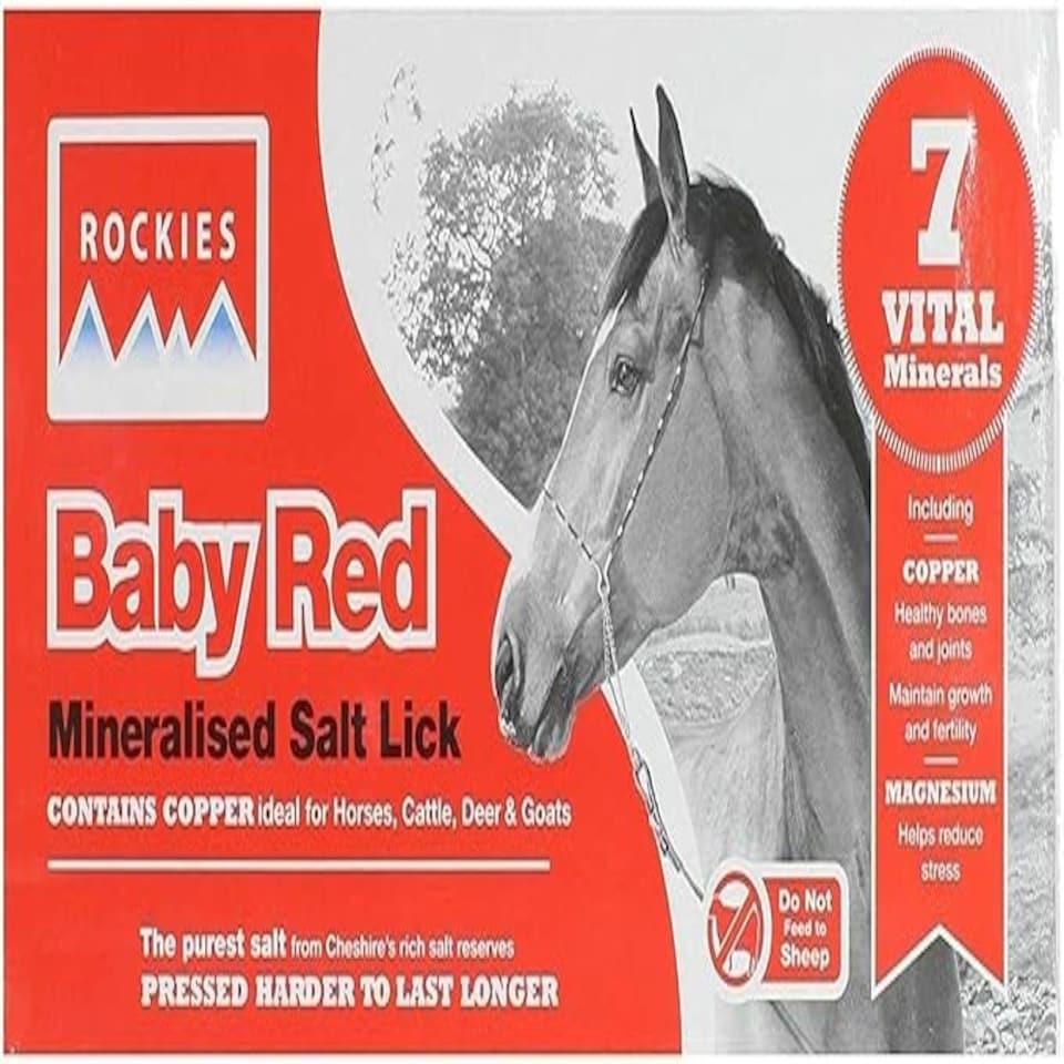 image 1 of Rockies Baby Red Mineralised Salt Lick 2kg N/A