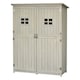 image 1 of Outsunny Garden Shed Outdoor Storage Unit with Asphalt Roof, 3 Shelves