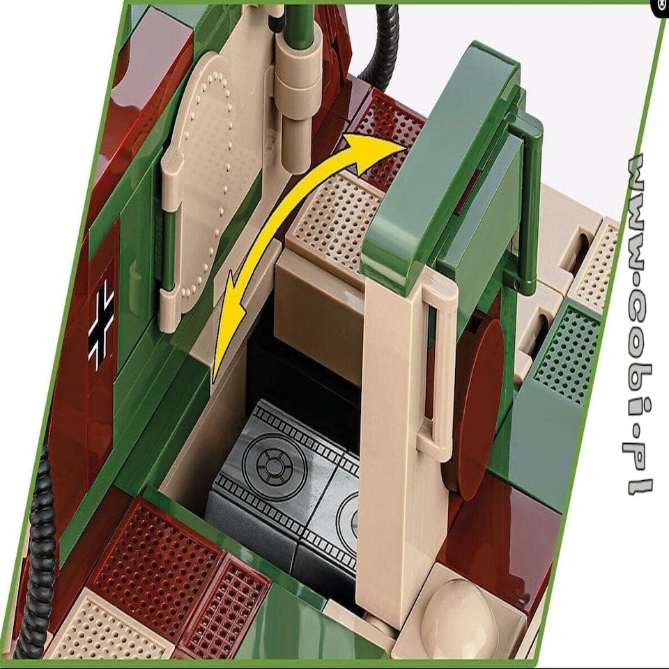 image 1 of Sturmmorser Tiger "Sturmtiger" brick tank model - COBI-2585 - 1100 bricks