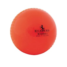 Readers Windball Training Cricket Ball - Orange - One Size