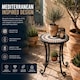 image 7 of Medina Mosaic Plant Stand Side Table with Ceramic Tile Top for Indoor and Outdoor Use