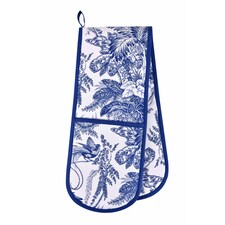 Ulster Weavers Willow Toile Double Oven Glove Blue