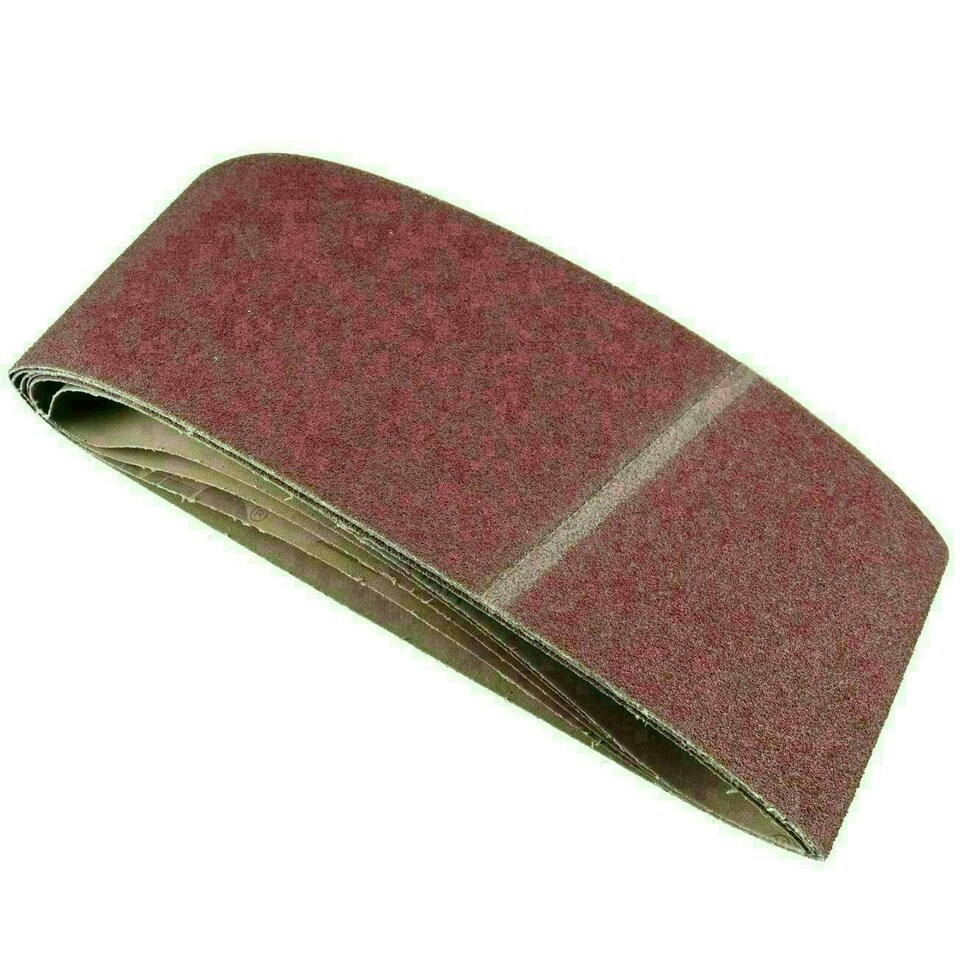 image 1 of 610mm x 100mm 80 Grit Fine Sander Grinder Sanding Belts Abrasive Discs 50pk