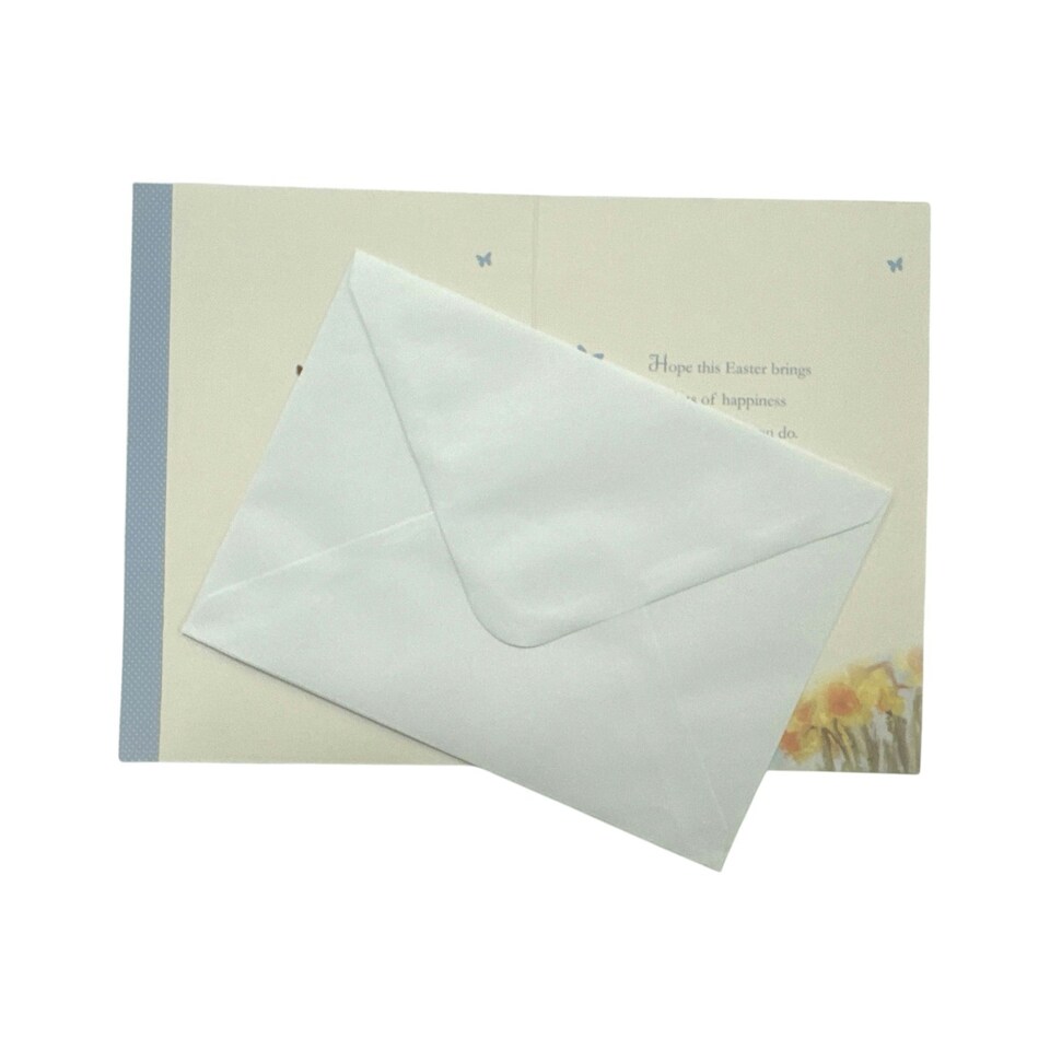 image 1 of For You Godfather Cute Lamb Floral Design Easter Card
