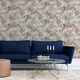 image 4 of Arthouse Abstract Textured Wallpaper - Copper/Navy - 10m x 53cm Orange