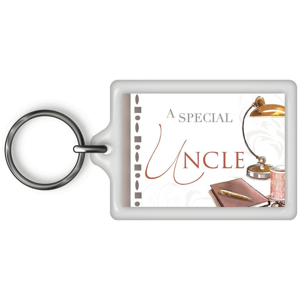 image 1 of A Special Uncle Celebrity Style World's Best Keyring