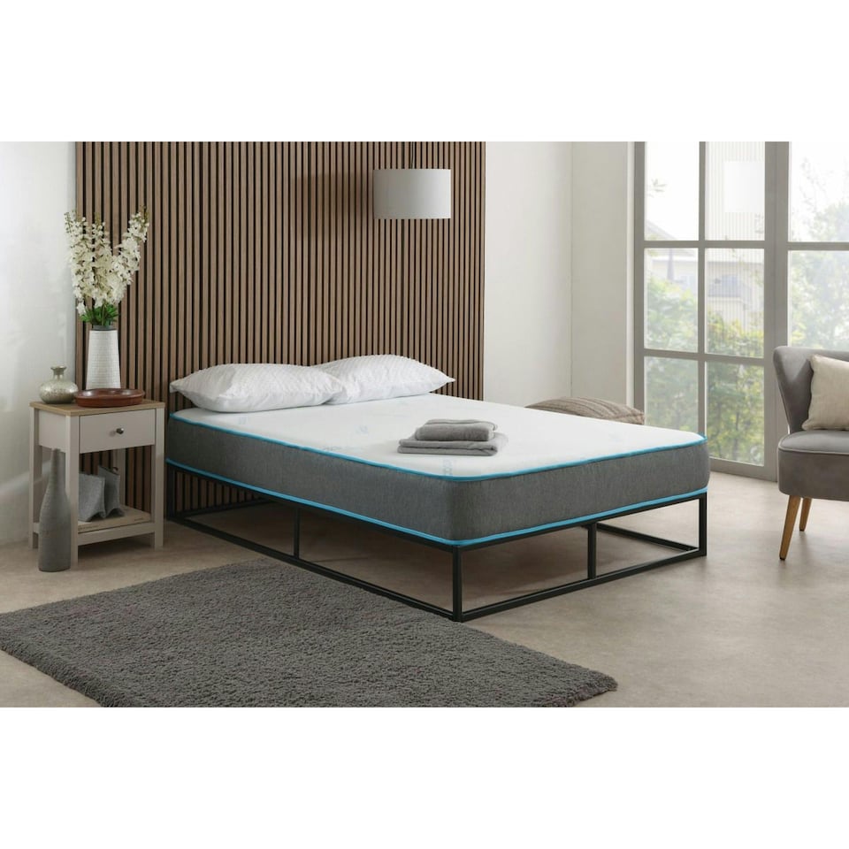 image 1 of Superior Cooling Memory Foam Mattress - Advanced Cooling Foam Technology | White | European Double