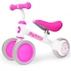 image 1 of AyeKu Baby Toddler Balance Bike Flashing Light Wheels, 1-3 Years, Rose Flower | Multi