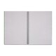 image 2 of Rhino A4 200 Page Green Cover 8mm Lined Softback Notebook