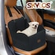 image 9 of Skylos Dog Booster Car Seat Black Portable Travel Carrier Bed for Pet | Black | Black | One Size