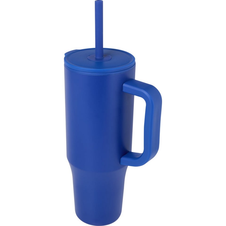 image 1 of Floso Brady Insulated 900ml Mug With Straw | Blue | Royal Blue | One Size | 1