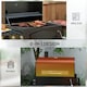 image 3 of Outsunny Charcoal Grill BBQ Trolley w/ Adjustable Charcoal Height & Thermometer
